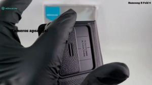 Case bao da chống sốc cho Samsung Galaxy Z Fold 4 trang bị nắp bảo vệ Camera và ngăn đựng S-Pen hiệu Nillkin Qin Pro (chất liệu da cao cấp thiết kế thời trang cá tính) - Phân phối bởi Hotphukien