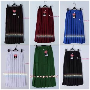Seragam Sekolah Maxi Panjang Sd/Mi Full Rempel Karet