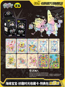 SpongeBob SquarePants Card Game Collectible Trading Cards Full Box Set Special Bonus Pack 2nd Edition Anime Gaming Cards