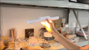 Hot sale dimmable LED desk lamp study light with magnet rechargeable USB led night light Lampe de lecture for kids reading