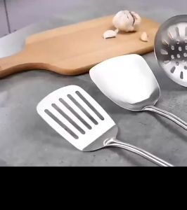 Xẻng chiên muỗng súp xào nấu inox 304 dụng cho nhà bếp loại tốt - dụng cụ xào nấp - Muôi Muỗng Vá Sạn Xẻng - Bộ Muôi Inox Cao Cấp