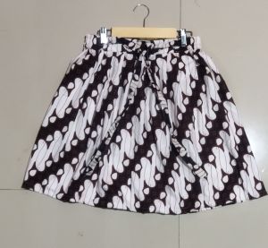 Rok Pendek Midi Batik katun