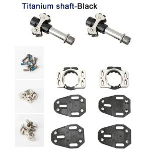 GOLDIX | MEROCA Ultra-light Titanium Alloy Lollipop Self-Locking Pedal Steel Shaft/Titanium Shaft Bicycle Lock Pedal For Road Bike