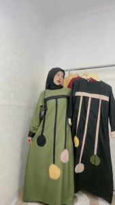 BAJU GAMIS COTTON CANDY M L XL
