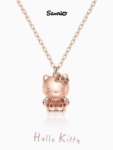 สร้อยคอเด็ก KT เอวอน คุณภาพสูง สำหรับเด็กผู้หญิง ปีกนก ของขวัญวันเกิด ของขวัญปีใหม่ สร้อยคอแบบเดี่ยว โลหะผสม