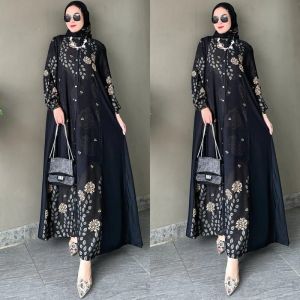 Rayandra Set Gamis Sultan Gamis Kerudung Wanita Terbaru