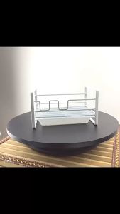 ชั้นเก็บอุปกรณ์ห้องครัว ห้องน้ำ ชั้นวางฟองน้ำ สีขาว สีดำ ประหยัดพื้นที่ สำหรับอ่างล้างจาน