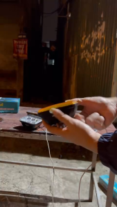 Đèn led trợ sáng Runlai 6 mắt vuông pha cos. Đèn trợ sáng dùng cho ô tô (1 chiếc)