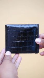 Dompet Cowok PVC Bahan kulit sintetis motive buaya