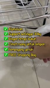 Multi Functional Folding Foldable Shopping Grocery Trolley Cart Stainless Steel Aluminium Light Duty Multifunction Oxford Bag