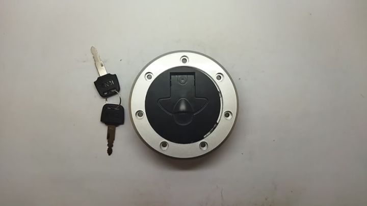 Tutup Tangki Ninja RR (KNZ) Cover Penutup Tengki Bensin + Kunci Fuel Tank Cap Kawasaki Ninja 2T