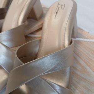 Bellissimo Hauza Sandal Wanita Heels Hak 5 Cm Elegant Kekinian