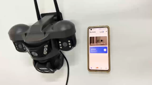 กล้องวงจรปิดไร้สาย V380 PRO 2025 ใหม่! 3 เลนส์ 360° PTZ ซูม 10 ครั้ง IP67 กันน้ำ Full HD 15MP | อудиโอทวีทาง วิชันกลางคืนสีเต็ม | WiFi 4G ซิมการ์ด สมาร์ทโฮม รักษาความปลอดภัยกลางแจ้ง