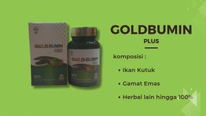 GOLDBUMIN plus kapsul ikan kutuk gamat emas dan herbal mempercepat penyembuhan luka