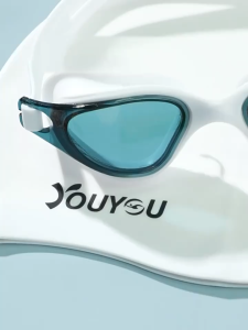 ่แว่นตาว่ายน้ำผู้ใหญ่ HD ชายและหญิง ชุดแวนและมวก กันน้ำและกันฝ้า เลนส์ความละเอียดสูง