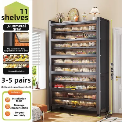 Dust-Resistant Steel Shoe Storage Cabinet