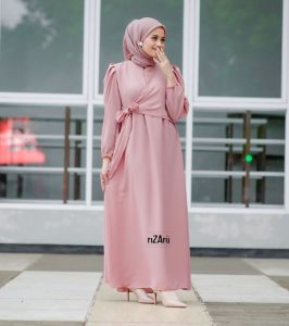 Gamis Dress Slendang Tali by riZAru