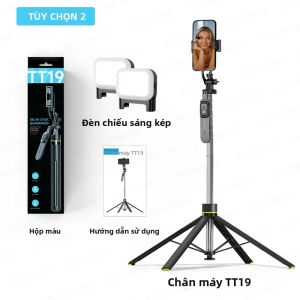 Chân Máy Ảnh Tự Động Bật Lên Chỉ Bằng Một Cú Nhấp Chuột Giao Diện 1/4 Inch Đa Chức Năng Chắc Chắn Chân Máy Bốn Chân Chuyên Nghiệp Gậy Tự Sướng Cho Máy Quay Video