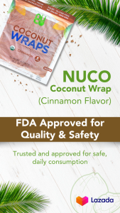 NUCO Organic Coconut Wraps (Cinnamon)
