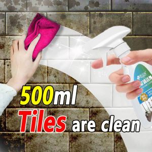 🔥COD🔥SHUWANJIA Bathroom cleaner 500ML toilet tiles stain remover Plaster remover Limescale remover Effectively remove Toilet dirt and rust Powerful cleaner Lime remover wall dirt not hurt the surface leave no trace Quick cleaning of cement