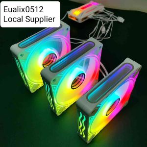 COOLMOON DM1 5V 3PIN ARGB+PWM PC CASE LUMINOUS COOLING FAN KIT