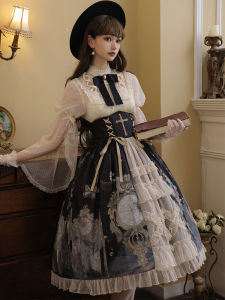 Young Adult Yongwudao Original Mechanical Butterfly Lolita Separates Suit Elegance Mid Length Long Length Skirt Shirt