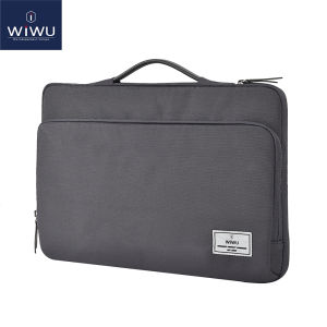 WiWU Laptop Sleeve for MacBook Air 13.6 M2 2022 Shockproof Laptop Bag Case for MacBook Pro 13 M1 M2 Multi-pockets Laptop Bag 14