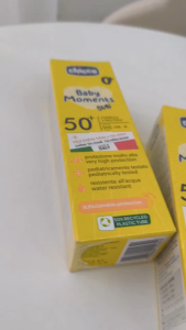 Kem chống nắng Chicco 3 tác động cho bé SPF 50+