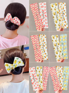 Bean Bag Updo Gadget Ladies Bow Bun Hair Accessories Hair Band Little Girl Bow Kids Hairpin Headband