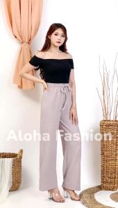 ALOHA Lyla Knit Pants Celana Kulot Bahan Knit Premium Tebal 772 Big Size