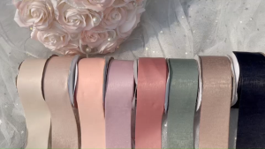 🌟น่ารักมาก🌟 31/31 ริบบิ้นเนื้อ Velvet สวยดูแพง สีคุมโทน หน้ากว้าง4เซน ราคาต่อหลา ตกแต่งเสื้อผ้า กระเป๋า ทำโบว์