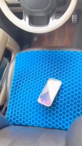 Alas Duduk Silicon Empuk Silikon Gel Ukuran 35 x 4.5 x 42cm Kursi Jok Mobil Bantalan Duduk Lesehan AA