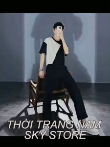 Áo thun áo thun nam ghép phối màu form rộng mặc thoải mái tạo cảm giác năng động phù hợp mọi hoàn cảnh - Mã N55