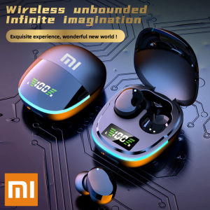 ♥จำกัด Gratis Ongkir♥XIAOMI TWS ชุดหูฟังหูฟังที่มีเสียงประสิทธิภาพสูงหูฟังไร้สายบลูทูธ G9S กันน้ำหูฟังพร้อมไมโครโฟนกีฬาลดเสียงรบกวนสำหรับสมาร์ทโฟน