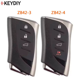 1 Piece KEYDIY ZB42-3 ZB42-4 ZB Series KD Smart Key Remote Control Key Fob for KD-X2 / KD-MAX Key for Lexus Style