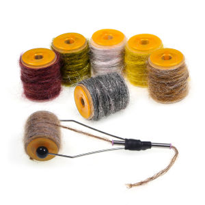 ICERIO 6 Colors/Set Dirty Bug Yarn Mottled Dubbing Thread Fly Fishing Tying Material for Shrimps Baetis Caddis Nymphs Lure Bait