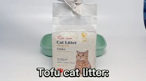 Premium Flushable Natural Cat Litter Tofu 6L Pasir Kucing Tofu