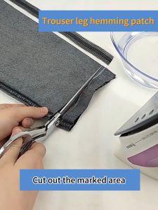 5/10M Pants Edge Shorten Self-Adhesive Tape Iron Sewing Tape Shorten Trouser Legs Jeans Clothes Length Adjust Fabric Tape