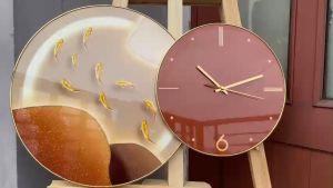 Bộ Tranh Đồng Hồ Trang Trí  Tranh Ghép Đồng Hồ Treo Tường Tráng Gương Hiện Đại GAM13-01 ( Tặng kèm pin + Đinh ba chân )