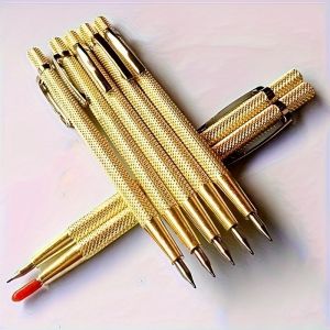 1/2/5pcs Diamond Scribing Pen Tungsten Steel Tip Carbide Marker Engraving Pen for Glass Ceramic Metal Wood Engraving Hand Tools