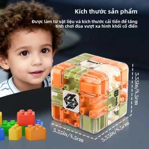 Mê Cung Khối Di Động Đồ Chơi Giảm Căng Thẳng Cho Người Lớn Và Trẻ Em Giải Nén Thư Giãn Giáo Dục Vô Cực Khối Cho Bệnh Tự Kỷ ADHD Quà Tặng