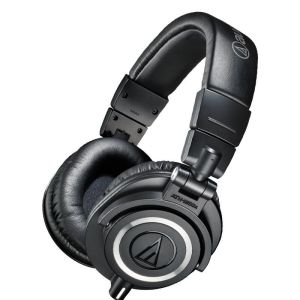 Audio-Technica ATH-M50X Wired Listening headphones หูฟังระดับมืออาชีพมีสายสําหรับบันทึกการถ่ายทอดสดในสตูดิโอ
