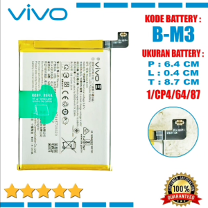 Baterai Vivo Y30 Y30i Y50 Model 1935 Model 1938 Batre BM3 B-M3 Original