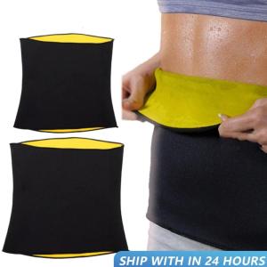 Waist Trimmer Belly Wrap Sport Sweat Band Abdominal Trainer Weight Loss Body Shaper Tummy Control Gym Sweat Belt Slimming Belt