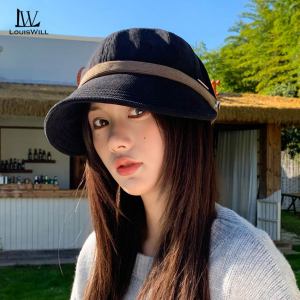 LouisWill หมวกเบสบอลยางรัดผมสายโทรศัพท์หมวกแก๊ปแฟชั่นหมวกแก๊ปหมวกชาวประมงหมวกหมวกกันแดดฤดูใบไม้ร่วงฤดูหนาวกลางแจ้งหมวกป้องกันแสงแดดสามารถหน้ากากสวมได้สำหรับท่องเที่ยวกลางแจ้ง