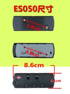TSA007WHG Luggage Lock Zipper Suitcase Repair Lock Customs Seal Password Lock for Travel Bag Accessories