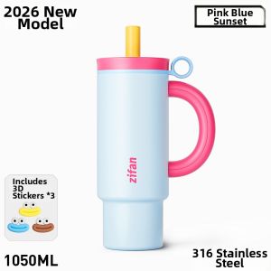 Zhifan | Aesthetic Large Capacity Ladies Insulated Tumbler