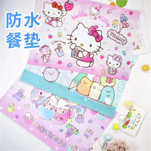 Tấm Trải Bàn Ăn Chống Thấm Nước Chống Dính Dầu Mỡ Họa Tiết Hoạt Hình Cho Học Sinh Tấm Trải Bàn Máy Pha Cà Phê Tấm Cách Nhiệt