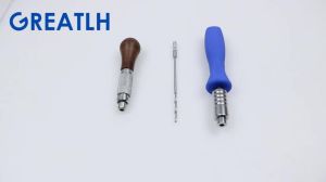 10pcs/ Set Orthopedic Drill Bit AO Quick Coupling Handle Orthopedic Instrument