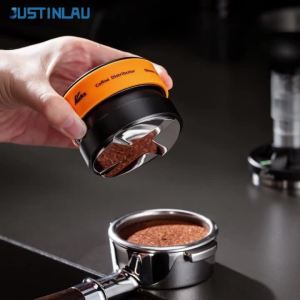 Dụng Cụ Phân Phối Cà Phê Từ Tính JUSTINAU Dụng Cụ Nén Cà Phê Hai Vòng Bi Không Trọng Lực Máy Pha Cà Phê Espresso Hiện Đại Tối Giản Chất Liệu Kim Loại